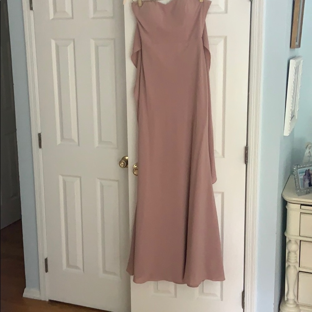 Jenny Yoo Blush Bridesmaid Dress